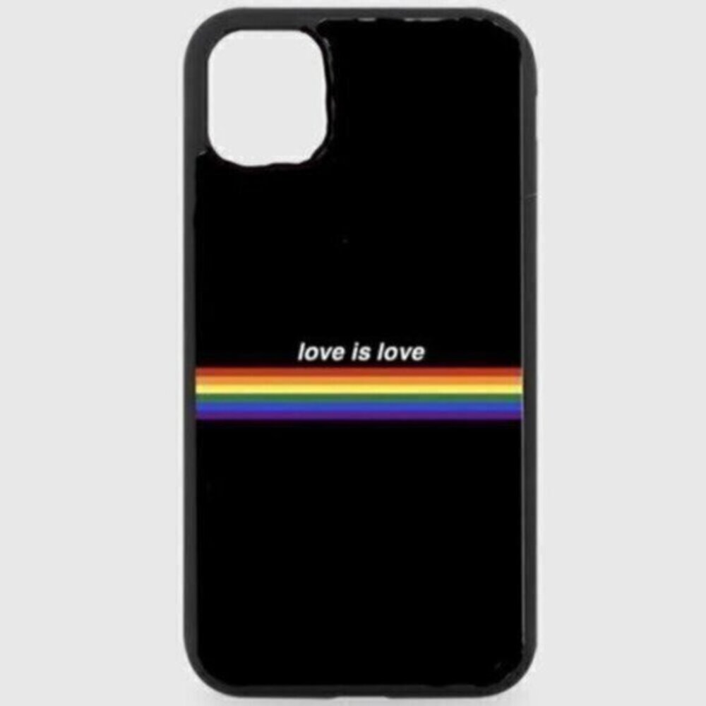 LOVE is love pride phone case